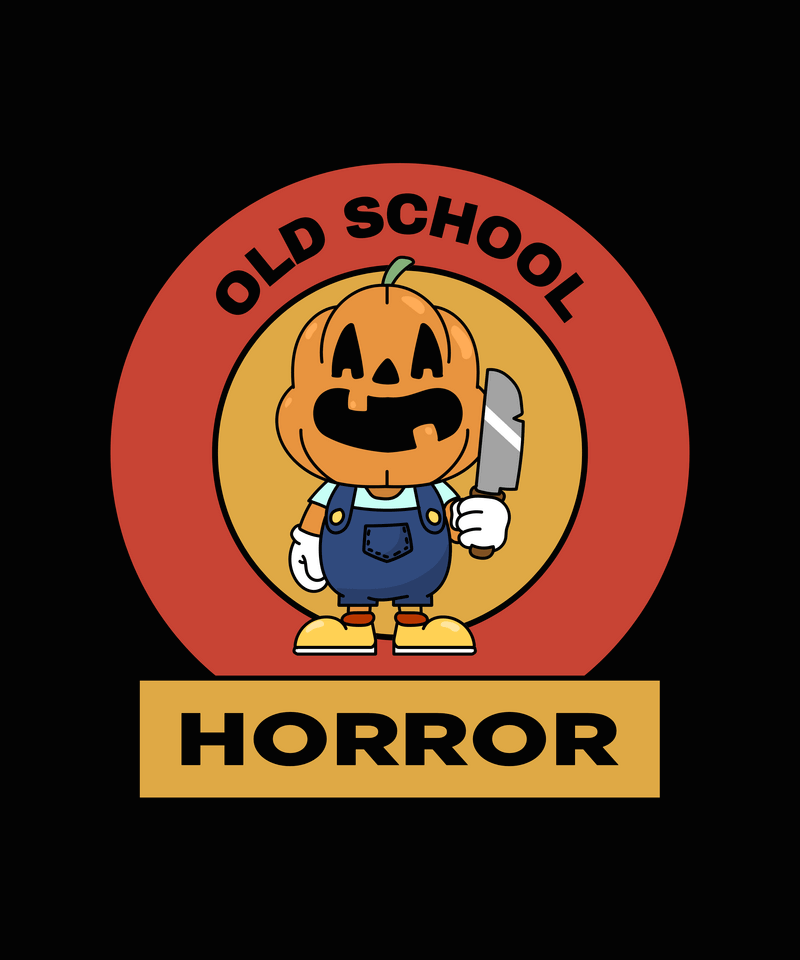 Illustrated T Shirt Design Maker With A Spooky Jack O Lantern Character