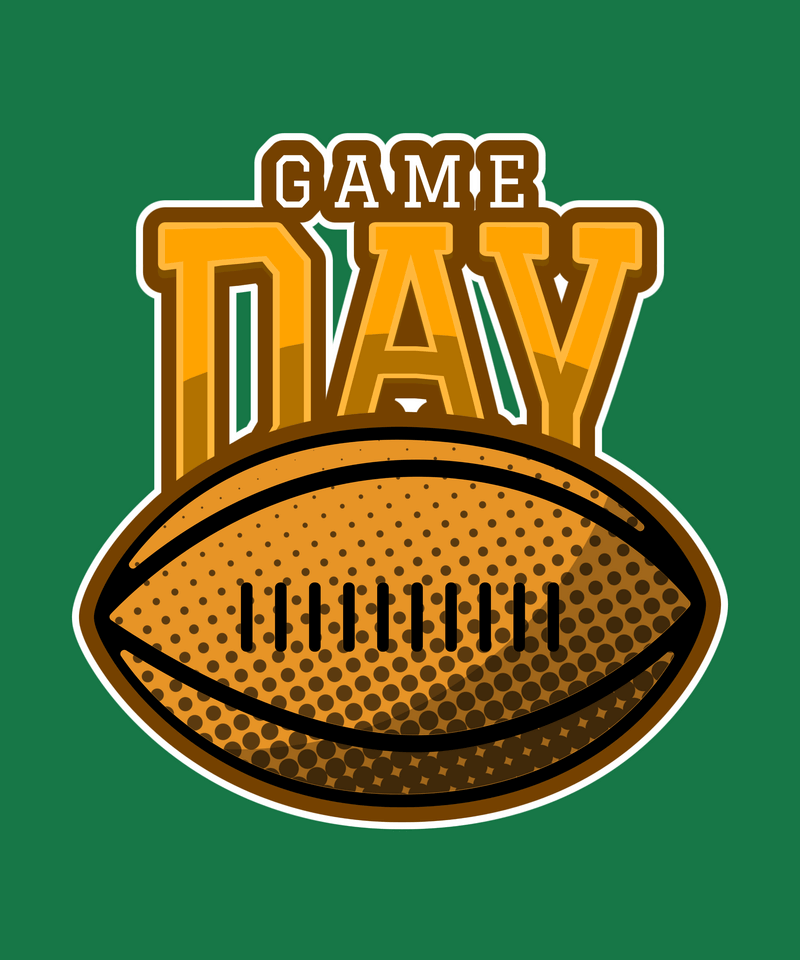 Sports T Shirt Design Maker For The Big Game With A Football Graphic