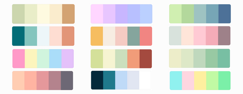 Mental Health Color Palettes