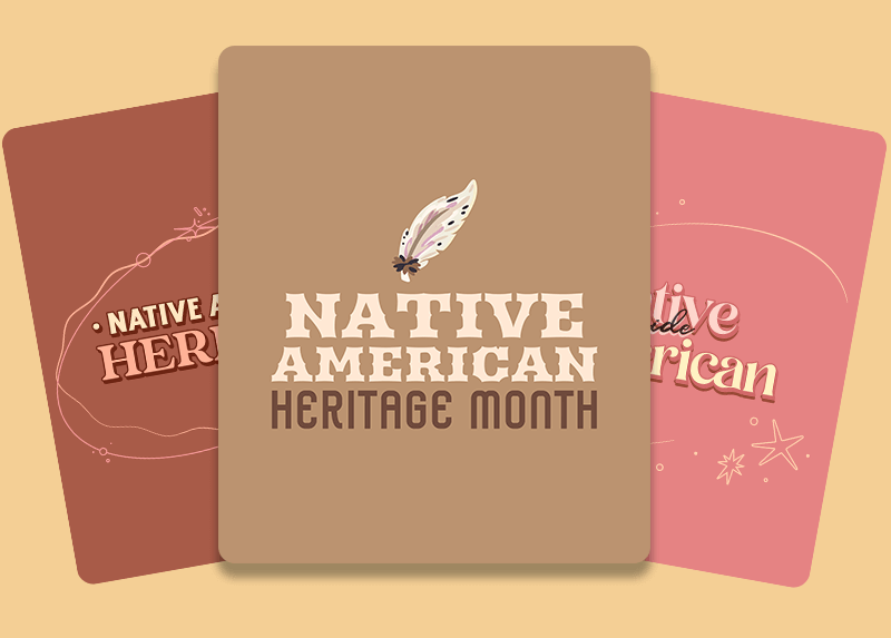 National Native American Heritage Month Designs