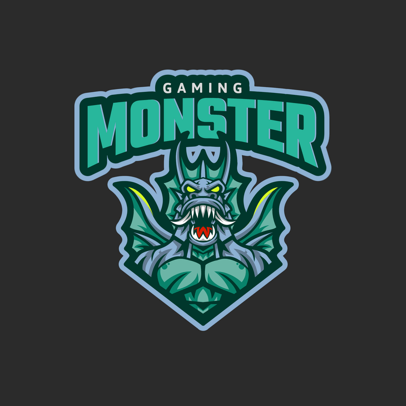 Gaming Logo Generator With A Frightening Monster Graphic