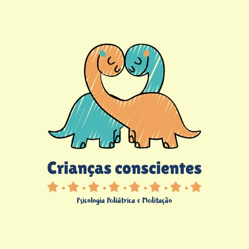 Psychology Logo Generator For A Pediatric Clinic Featuring Two Dinosaurs 5256e
