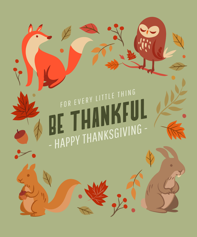 T Shirt Design Generator Featuring Thanksgiving Illustrations And A Quote