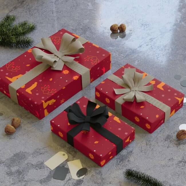 Gift Wrapping Paper Rolls by Printify And Placeit