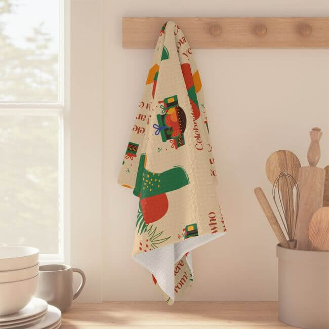 Soft Tea Towel by Printify And Placeit