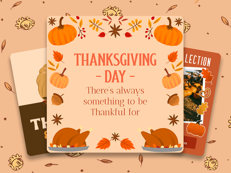 Thanksgiving Social Media Post Templates