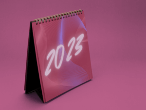 Calendar Mockup Standing On A Solid Color Surface A15218 (1)