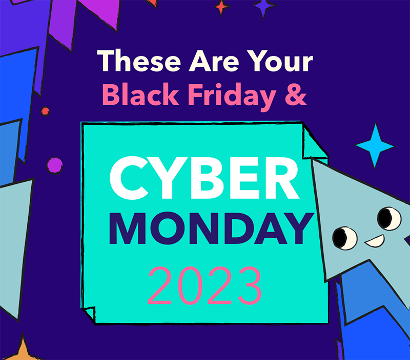 Cyber Monday Instagram Post Template Featuring A Discount Promo