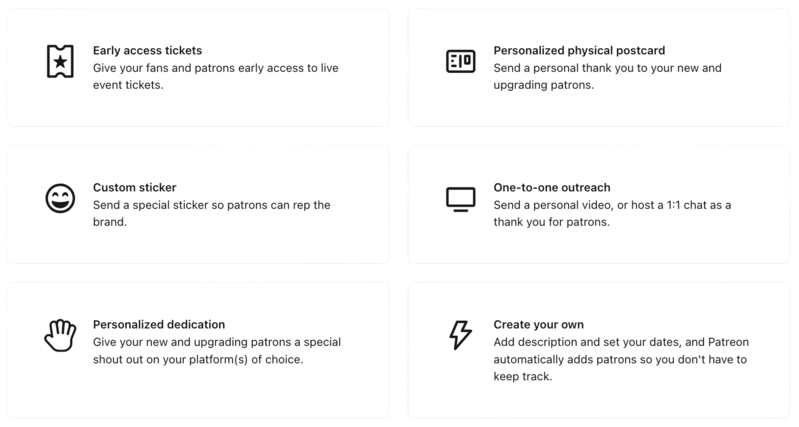 Patreon Offers For Creators