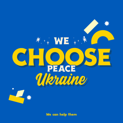 Instagram Post Template With A Wish Of Peace For Ukraine 4197o 4526
