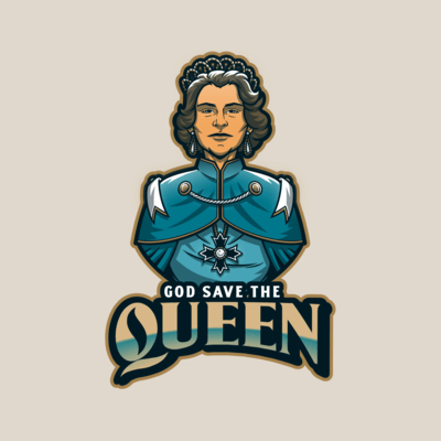 Logo Maker Featuring A God Save The Queen Inspired Theme 5409