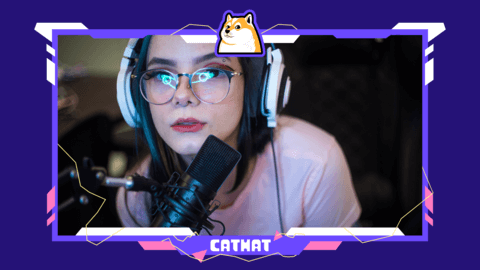 Webcam Frame Generator For Female Twitch Streamers Featuring A Dog Clipart 4829c El1