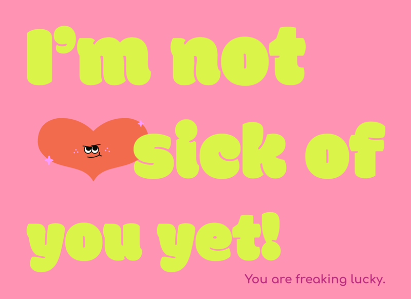 Greeting Card Design Maker With An Anti Valentine's Day Theme