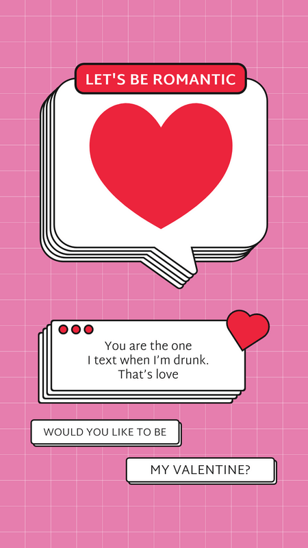 Facebook Story Template Featuring A Funny Valentine S Day Message 4774a El1