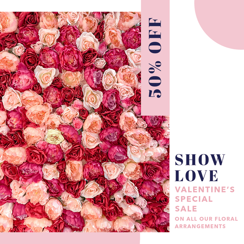 Valentines Day Instagram Post Design Maker For Flower Shops