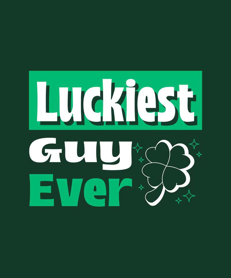 T Shirt Design Maker Featuring Luck Themed Quotes For St Patricks Day