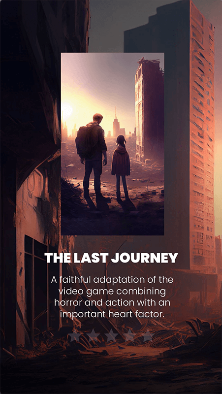 The Last Of Us Inspired Instagram Story Video Template Featuring A Series Review