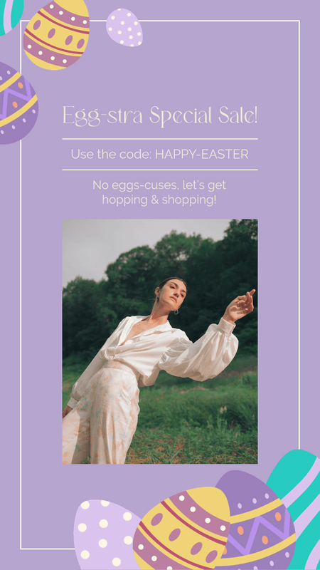 Easter Instagram Story Maker For A Holiday Special Sale