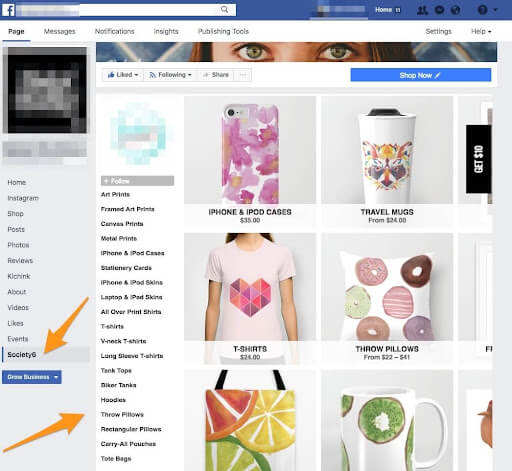 Facebook Shop