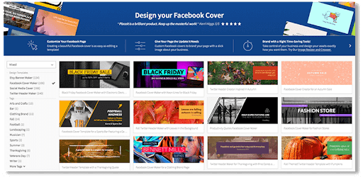 Placeit's Facebook Cover Maker