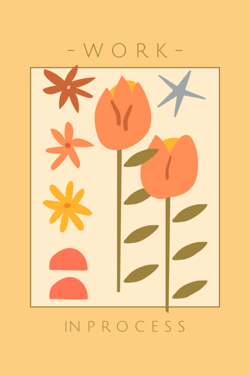 Poster Generator Featuring Colorful Flowers Inspired By A Matisse Painting 4696e
