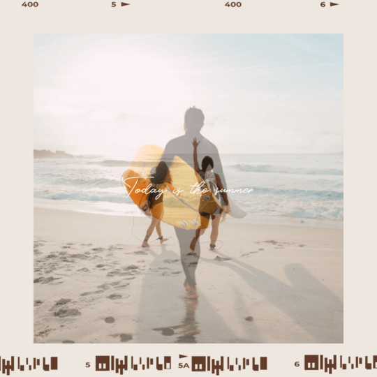 Instagram Post Design Template For A Photoshoot At The Beach 4712 El1