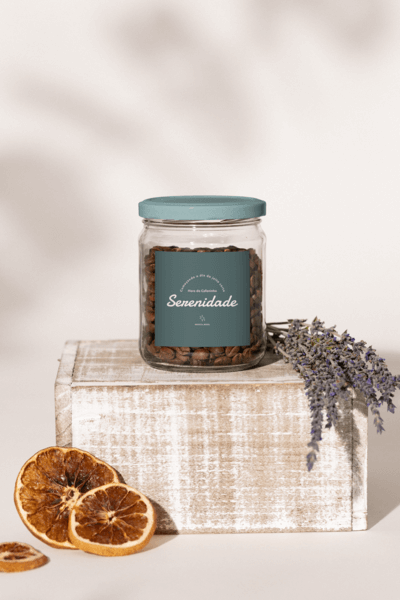 Mockup Of A Glass Jar In An Aesthetic Environment M32206