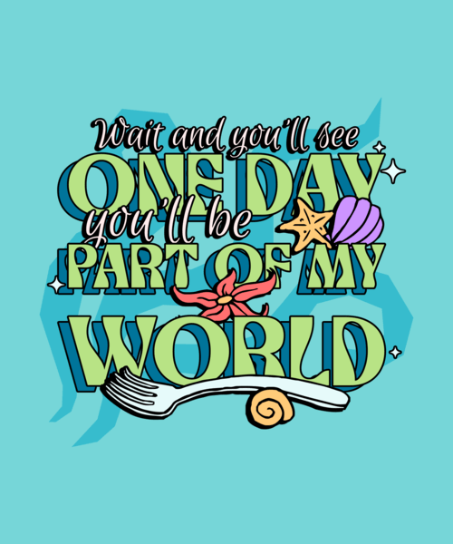 Quote T Shirt Design Maker Featuring A Little Mermaid Inspired Theme 5756 (1)