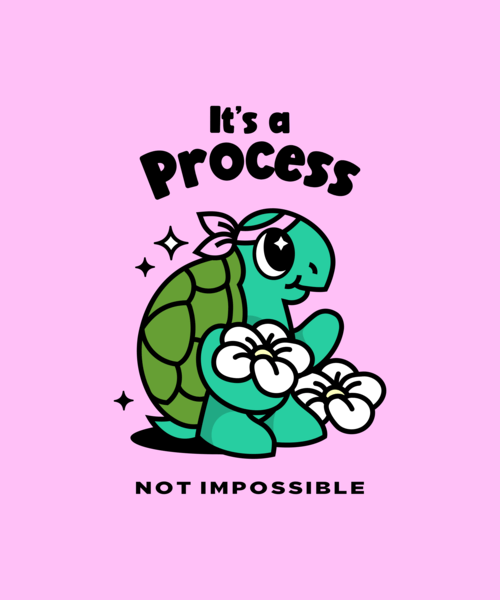 T Shirt Design Generator With An Illustrated Turtle And A Quote For Mental Health Day 4638h 4704 (1)