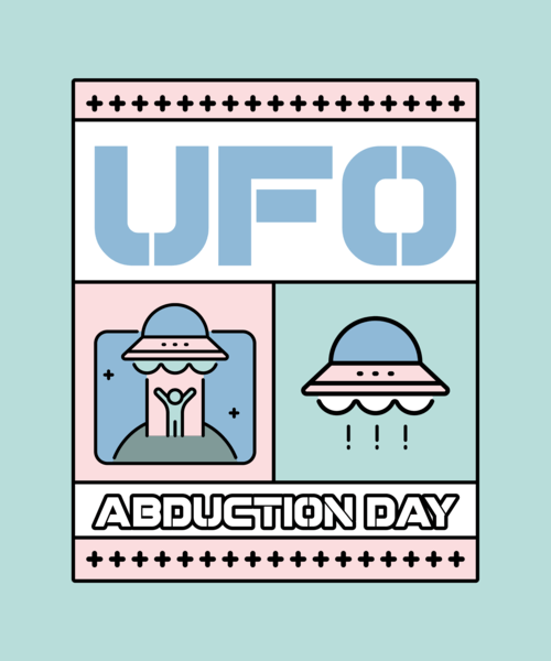 T Shirt Design Template With World Ufo Day Themed Graphics 3961e El1 (1)