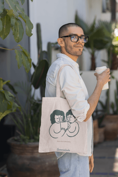 Tote Bag Mockup Of A Bearded Man Holding A Coffee Cup M24786 (1)