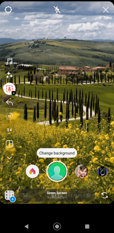 Green Screen As A Tool On Instagram Reels