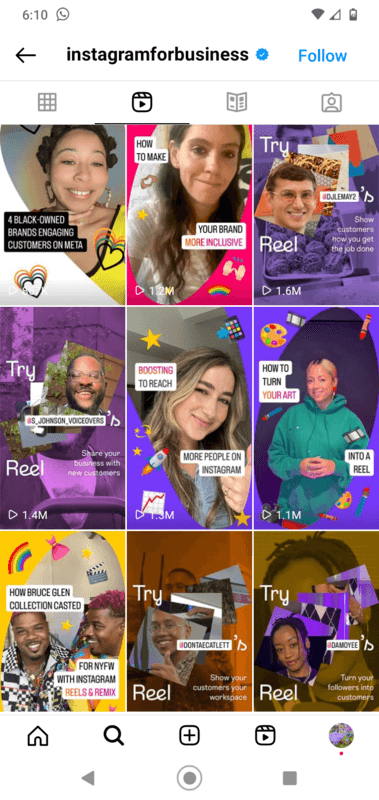 Instagram For Business Instagram Reels Section