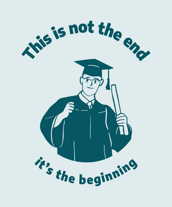 T Shirt Design Maker Featuring A College Graduate Holding A Diploma