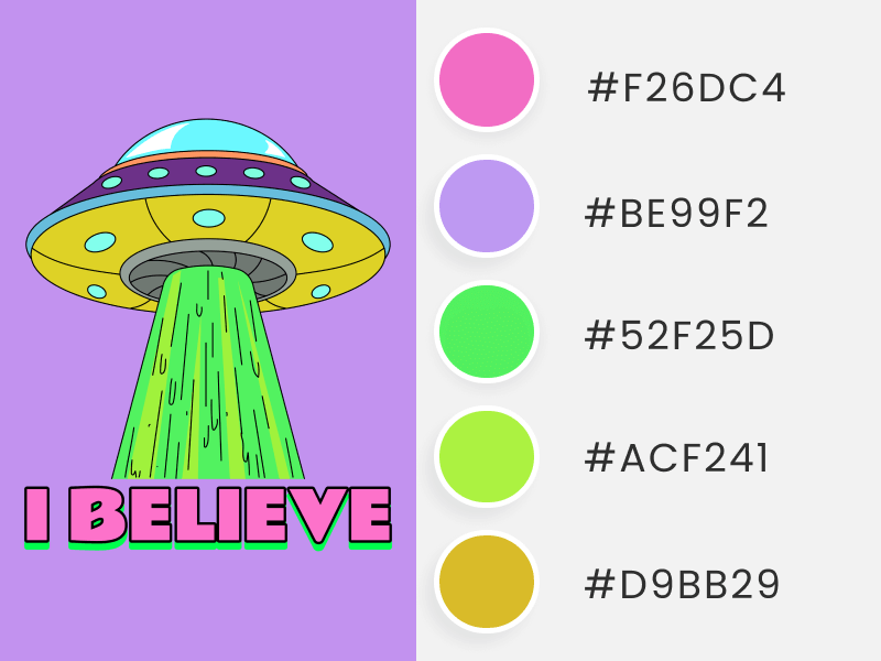 Ufo Design Color Palette 1