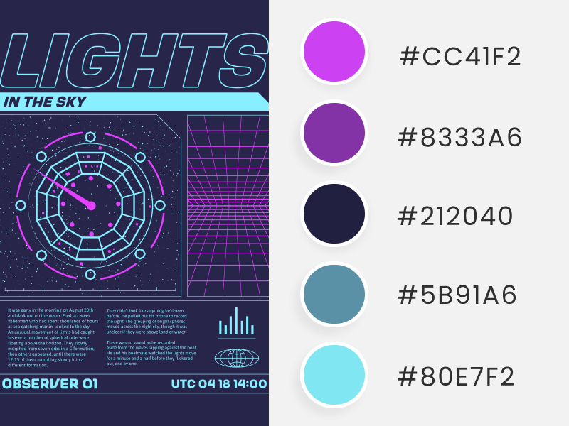 Ufo Design Color Palette 4