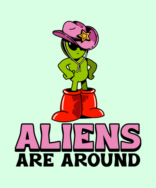 Alien Themed T Shirt Design Generator Featuring A Funny Conspiracy Theory 5450a