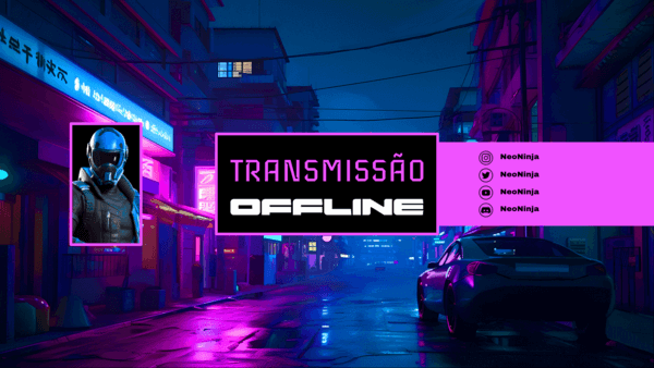 Futuristic Twitch Offline Banner Creator Featuring A Theme Inspired By Fortnite 5962b