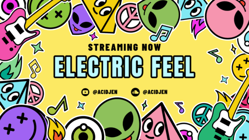 Twitch Banner Generator Featuring Music And Alien Graphics 2825f