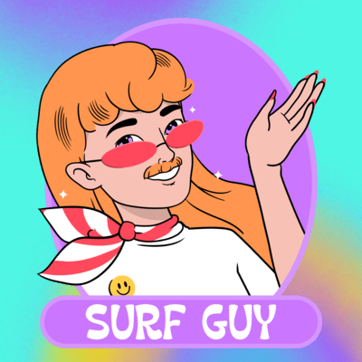Barbie Inspired Avatar Design Generator With A Funny Surf Guy 5569a (1)