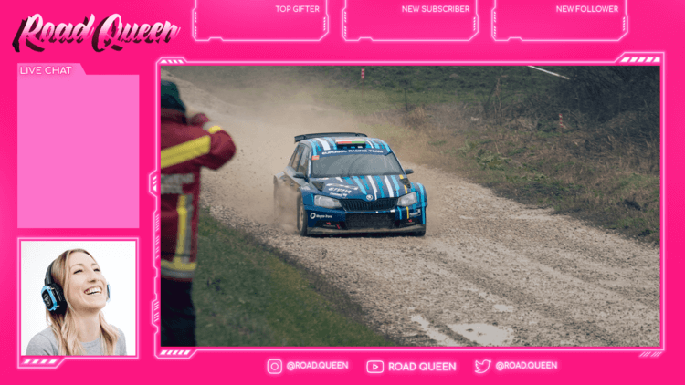 Girly Twitch Overlay Creator For A Racing Enthusiast Streamer 4456b El1