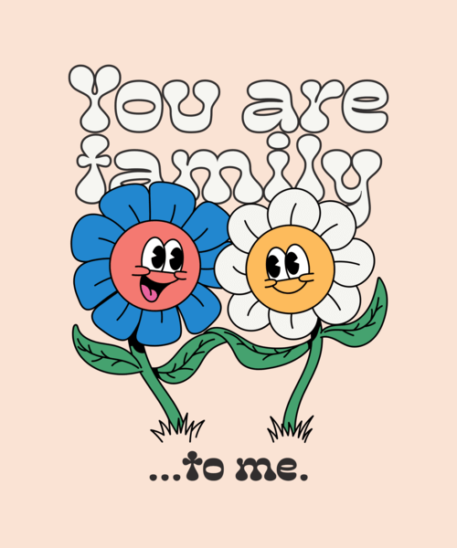 T Shirt Design Maker Featuring Two Cartoonish Flowers For Bff Day 5422h 5540