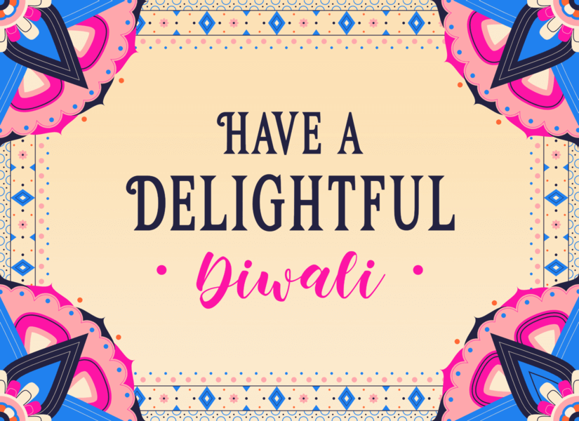 Diwali Greeting Card Design Generator Featuring Colorful Graphics And A Message 4829e
