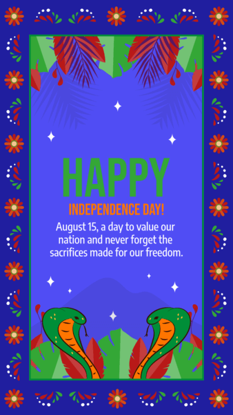 Holiday Instagram Story Maker For India S Independence Day 4756d