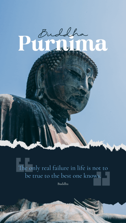 Quote Instagram Story Generator To Celebrate Buddha Day 6223a El1
