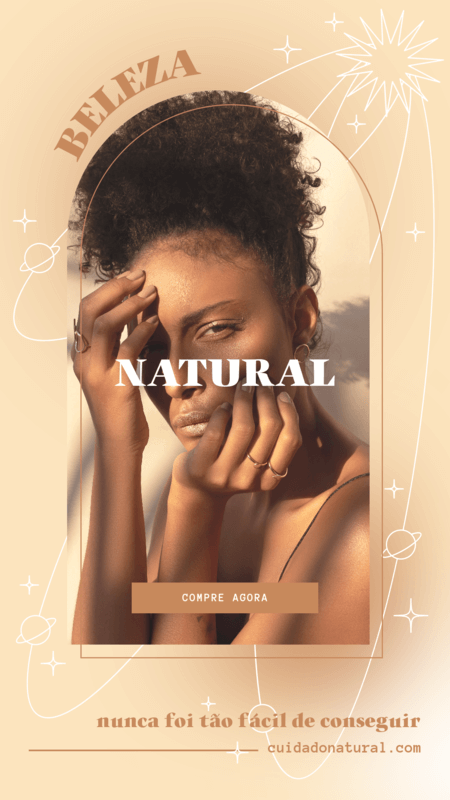 Instagram Story Design Template For A Beauty Brand Featuring A Framed Picture