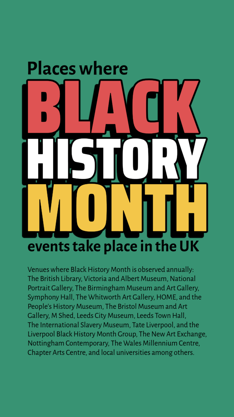 Instagram Story Template Featuring Black History Month Events