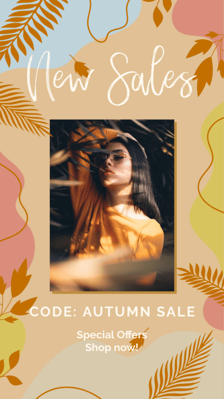 Instagram Story Generator With An Autumn Sale Code 2944b
