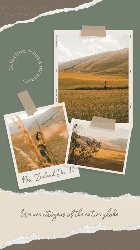 Instagram Story Maker Featuring Collage Pictures For Travel Influencers