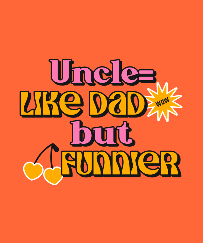 Cool T Shirt Design Featuring A Funny Uncle Quote For Family Print On Demand Niche